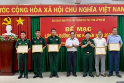 ពិធីបិទវគ្គបំប៉នភាសា ខ្មែរ ឆ្នាំ២០២៥ សម្រាប់កងទ័ពការពារព្រំដែន