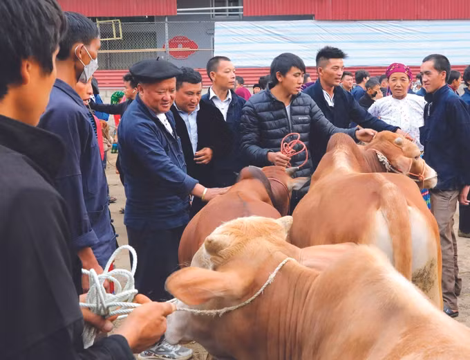 ម៉ែវវ៉ាក - ផ្សារណាត់ពោរពេញដោយលក្ខណៈវប្បធម៌តំបន់ភ្នំ ảnh 3