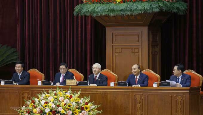 សមមិត្ត ង្វៀនភូត្រុង ត្រូវបានជ្រើសតាំងធ្វើអគ្គលេខាបក្ស ảnh 8