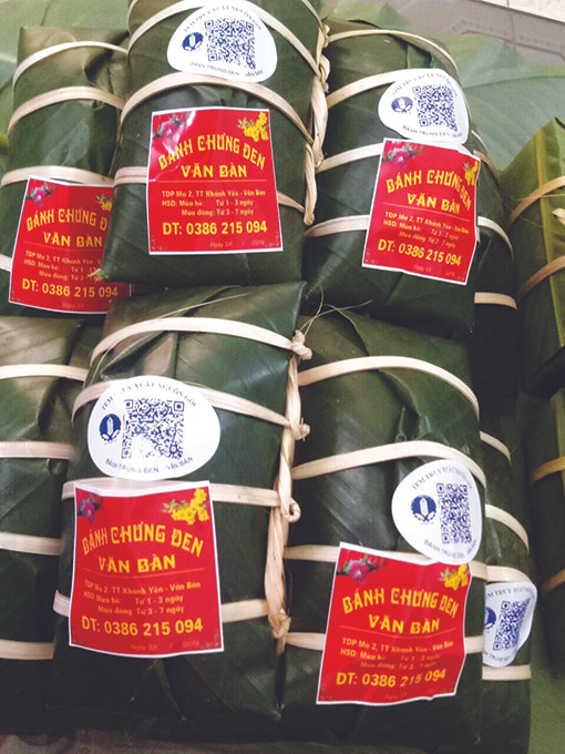 នំបាញ់ជឹងខ្មៅជាប្រភេទនំពិសេសប្រចាំតំបន់របស់ជនជាតិ តៃ នៅបណ្ដាខេត្តតំបន់ភ្នំនាភូមិភាគខាងជើង នំបាញ់ជឹងខ្មៅ - រសជាតិថ្ងៃចូលឆ្នាំថ្មី ảnh 1