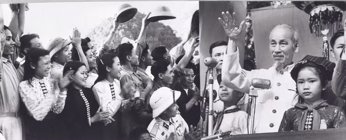 កម្រងរូបភាពស្ដីអំពីលោកអ៊ំ ហូ ជាមួយនឹងបងប្អូនបណ្តាជនជាតិភាគតិច វៀតណាម ảnh 1