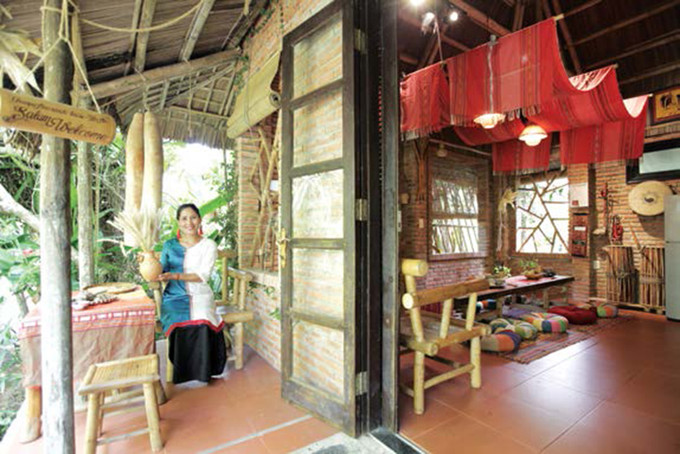 ចាមប៉ា អមរវតី ហៅស៍ ត្រូវបានរចនាដូចជាសារមន្ទីរតូចមួយអំពីវប្បធម៌របស់បងប្អូនជនជាតិ ចាម... ចាមប៉ា អមរវតី ហៅស៍ អូអាស៊ីស ចាម នៅចំកណ្តាលទីក្រុង ហូយអាន ảnh 3