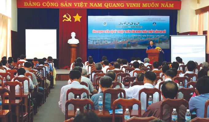 វេទិកាស្តីពីការជំរុញកសិកម្ម @ កសិកម្មក្រោមប្រធានបទពិសេស “ការអនុវត្តភាពជឿនលឿននៃបច្ចេកទេសលើនាវានេសាទជលផលនៅសមុទ្រខាងក្រៅ" អនុវត្ដភាពជឿនលឿននៃបច្ចេកទេសនៅលើនាវានេសាទជលផលនៅសមុទ្រខាងក្រៅ ảnh 4