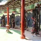 បងប្អូនជនជាតិ​ ស្ទៀង បង្ហាញថ្វៃដៃវាយគង​នៅ​តំបន់​អភិរក្ស​វប្បធម៌​ជនជាតិ​ ស្ទៀង ភូមិ បំប (ស្រុក ប៊ូដាំង ខេត្ត ប៊ិញភឿក)។ រូបថត៖ ញឹតប៊ិញ - ទីភ្នាក់ងារព័ត៌មានវៀតណាម