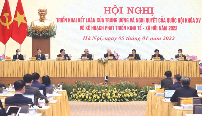 ឆ្នាំ ២០២២ ជាឆ្នាំនៃ "សាមគ្គីភាព ក្រឹត្យវិន័យ ត្រៀមលក្ខណៈបន្ស៊ាំខ្លួនជាមុន សុវត្ថិភាព ប្រសិទ្ធភាព ស្តារការអភិវឌ្ឍឡើងវិញ" ảnh 2