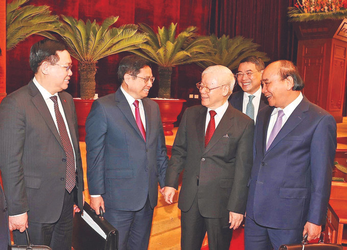 កិច្ចប្រជុំលើកទី ៥ នៃគណៈកម្មាធិការមជ្ឈិមបក្ស ធ្វើការលើបញ្ហាសំខាន់ៗ ជាច្រើន ảnh 4