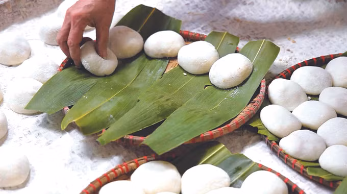 នំ បាកដូវ របស់ជនជាតិ សានយីវ ảnh 3