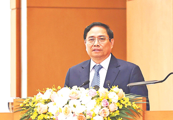 ឆ្នាំ ២០២២ ជាឆ្នាំនៃ "សាមគ្គីភាព ក្រឹត្យវិន័យ ត្រៀមលក្ខណៈបន្ស៊ាំខ្លួនជាមុន សុវត្ថិភាព ប្រសិទ្ធភាព ស្តារការអភិវឌ្ឍឡើងវិញ" ảnh 3