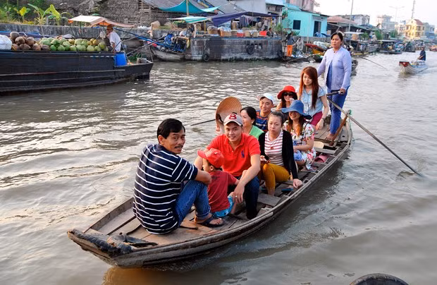 ផ្សារបណ្តែតទឹក ង៉ាណាំ - គោលដៅដ៏ល្អឯកនៃតំបន់ស្ទឹងទន្លេភូមិភាគខាងត្បូង ảnh 5