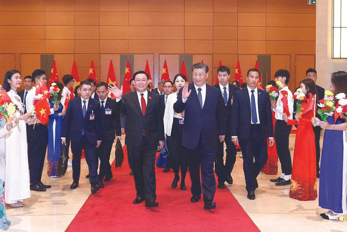 លើកកម្ពស់ទំនាក់ទំនង វៀតណាម - ចិន ក្នុងកម្រិតខ្ពស់ថ្មីមួយទៀត ảnh 5