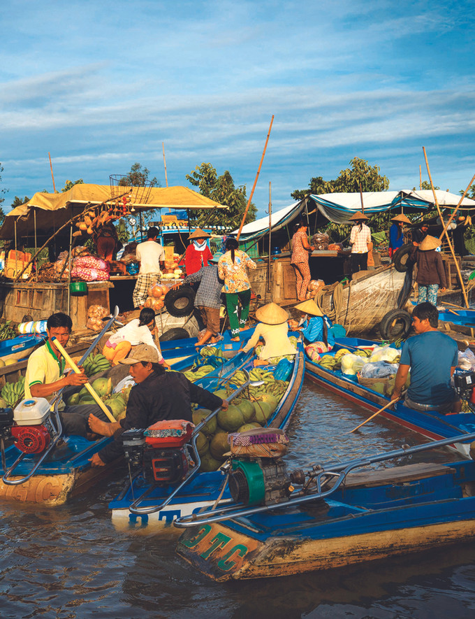 ផ្សារអណ្តែតទឹក ង៉ាណាំ (ខេត្ត សុកត្រាំង)។ រូបថត៖ ង្វៀនហ្វាង ផ្សារអណ្តែតទឹក ង៉ាណាំ (ខេត្ត សុកត្រាំង) ảnh 1