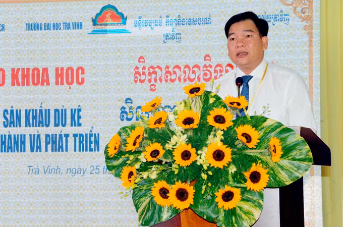 អភិរក្សនិងពង្រីកសិល្បៈល្ខោន យូកេ របស់បងប្អូនជនជាតិខ្មែរ ណាមបូ ảnh 4