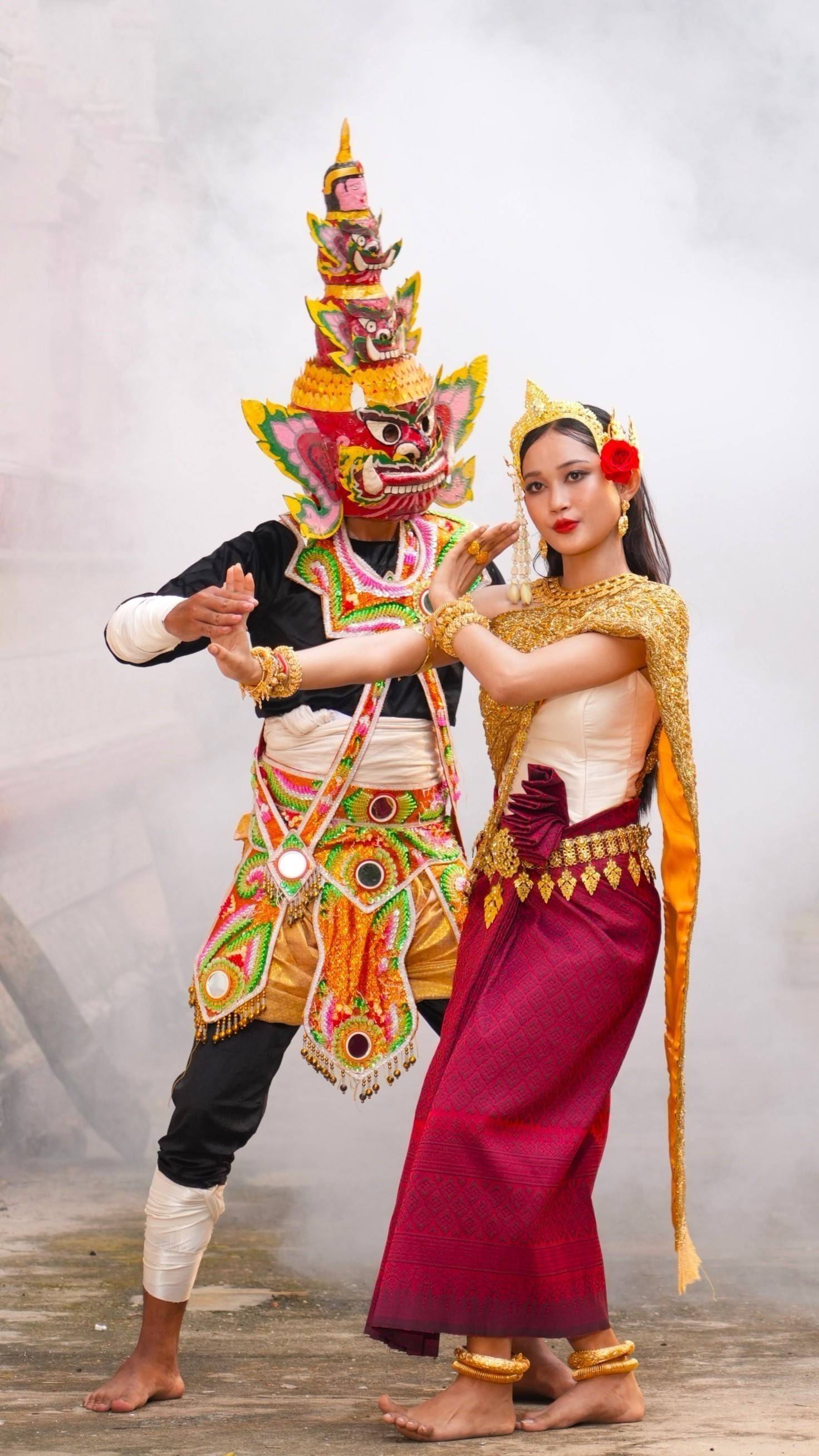 តួអង្គយក្សក្រុងរាពណ៍ និង តួឯកនាងសីតាក្នុងវីរកថារាមកេរ្តិ៍ mua-chan-9.jpg