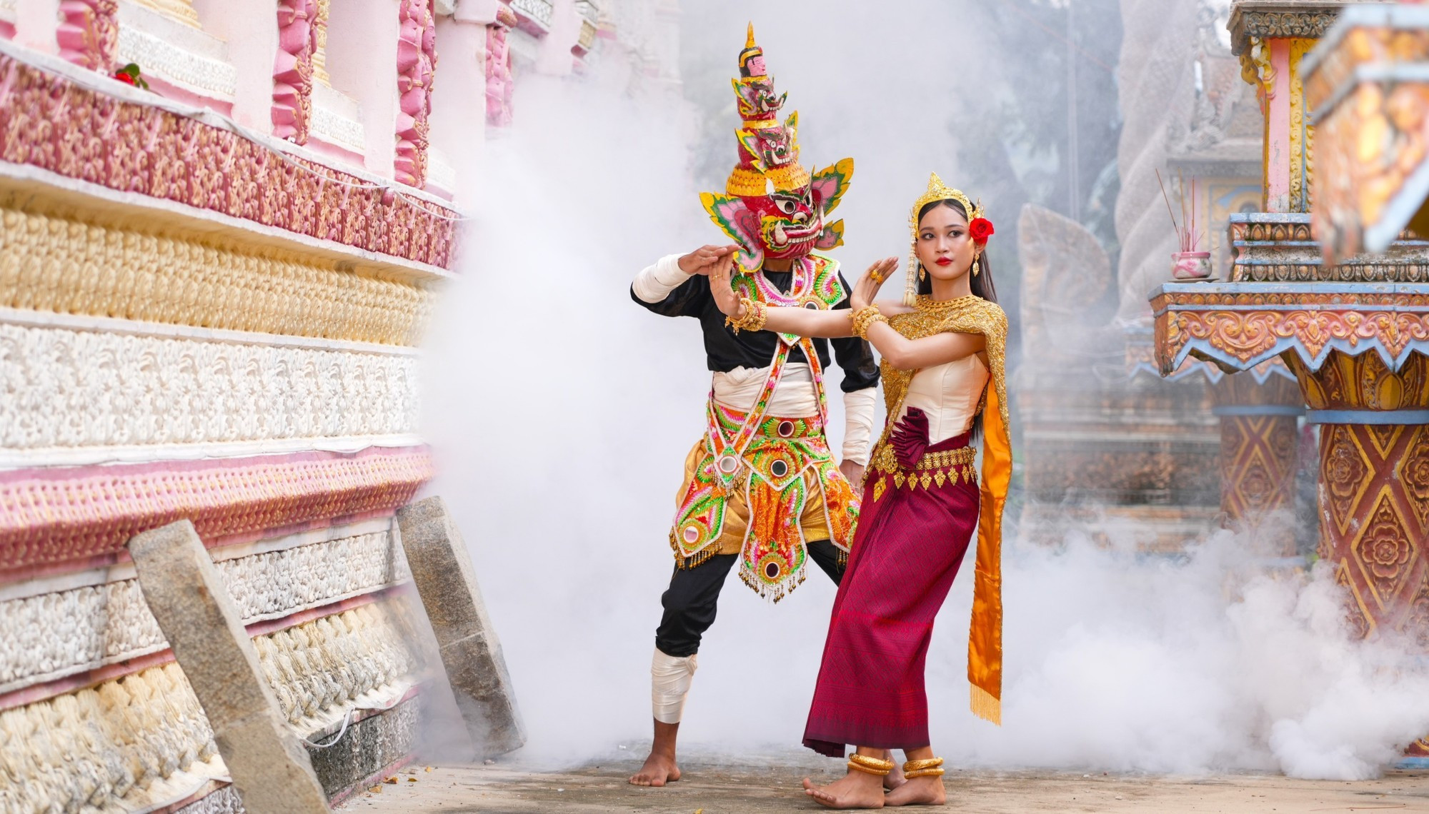 តួអង្គយក្សក្រុងរាពណ៍ និង តួឯកនាងសីតាក្នុងវីរកថារាមកេរ្តិ៍ mua-chan-6.jpg