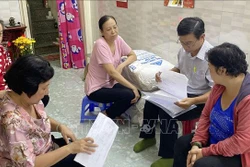 ក្រុមត្រួតពិនិត្យឡើងវិញការអនុវត្តកម្មវិធីកាត់បន្ថយភាពក្រីក្រប្រកបដោយចីរភាពដំណាក់កាលឆ្នាំ ២០២១ - ២០២៥ នៅក្រុមគ្រួសារក្រីក្រ ក្រុមគ្រួសារជិតខ្សែបន្ទាត់ភាពក្រីក្រនៅភូមិសាស្រ្តខណ្ឌ ៥ ទីក្រុង ហូ ជីមិញ