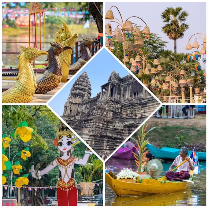 ព្រះរាជាណាចក្រកម្ពុជា៖ ព្រឹត្តិការណ៍អង្គរសង្ក្រាន្តនៅខេត្ត សៀមរាប ឆ្នាំនេះមានភាពលេចធ្លោ ថ្មីប្លែកជាងបណ្ដាឆ្នាំមុនៗ ảnh 2