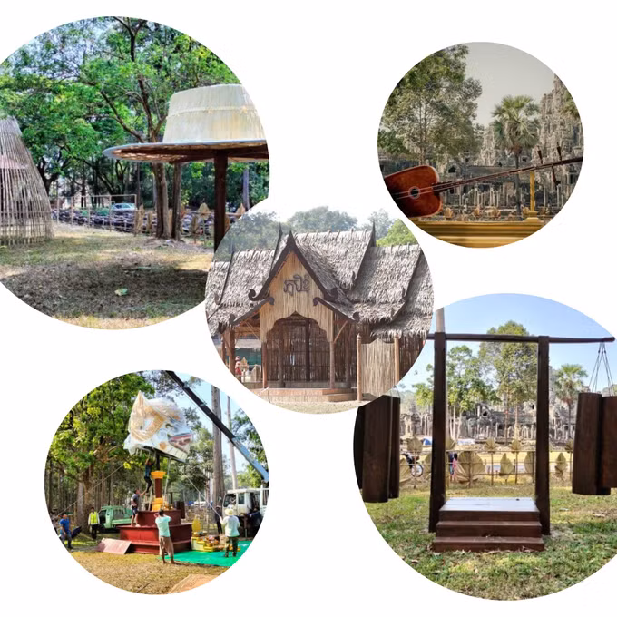 ព្រះរាជាណាចក្រកម្ពុជា៖ ព្រឹត្តិការណ៍អង្គរសង្ក្រាន្តនៅខេត្ត សៀមរាប ឆ្នាំនេះមានភាពលេចធ្លោ ថ្មីប្លែកជាងបណ្ដាឆ្នាំមុនៗ ảnh 1
