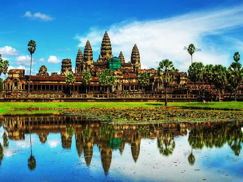 ប្រាសាទអង្គរវត្តរបស់ប្រទេសកម្ពុជា។ រូបថត៖ Fresh News