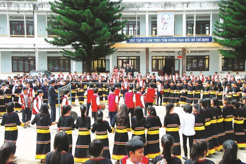 ម៉ោងធ្វើសកម្មភាពក្រៅថ្នាក់របស់សិស្សានុសិស្សវិទ្យាល័យជនជាតិអន្តេវាសិក ខេត្ត យ៉ាឡាយ