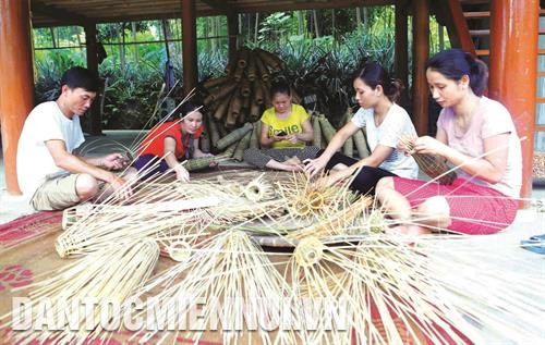 ក្រុមគ្រួសារបងស្រី ហឿធីងៀប កុ្នងភូមិ រ៉ ឃុំ ផានថាញ់ ត្បាញបានប្រហែលជា ១០០ ទូ្រដាក់បង្គាកុ្នងមួយថ្ថៃដោយតមៃល្ល ក់ចេញជាមធ្យមពី ៣.៥០០ ដល់ ៤.០០០ ដុងក្នុងទ្រូមួយ ជារៀងរាល់ថ្ងៃក្រុមគ្រួសារបងស្រីចំណូលបានពី ៣០០.000 ដល់ ៣៥០.000 ដុង