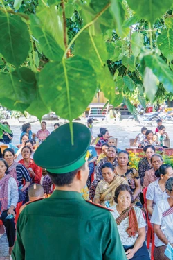 ប្រជាជនសាន្ដត្រាណរក្សាដែនដីជាយដែន