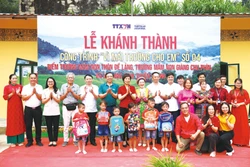 ពិធីសម្ពោធ និងប្រគល់បន្ទប់រៀនថ្មីនៅចំណុចសាលាមត្តេយ្យ ដេឡាង