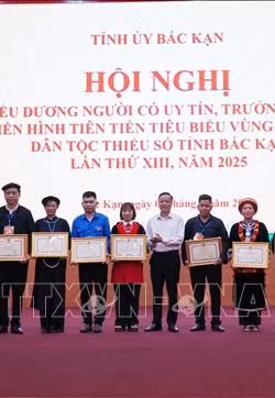 ការប្រគល់ជូនប័ណ្ណសរសើរអ្នកមានកិត្យានុភាព មេភូមិ និងគំរូឆ្នើមតំបន់បងប្អូនជនជាតិភាគតិច